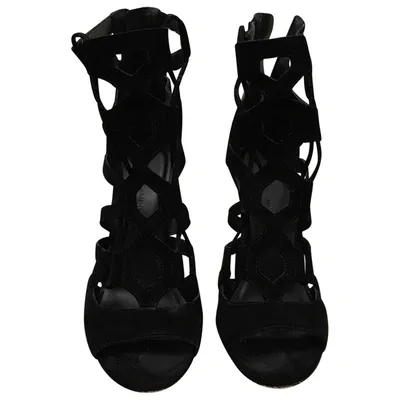 Pre-owned Rebecca Minkoff Sandal In Black