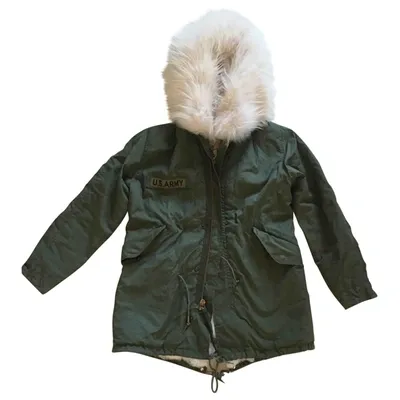 Pre-owned As65 Green Cotton Coat