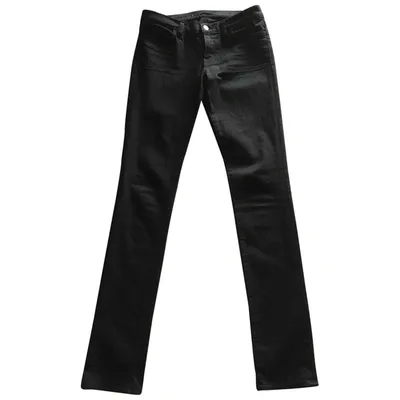 Pre-owned J Brand Slim Jeans In Blue