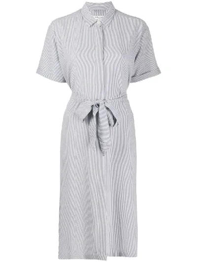 Ymc You Must Create Joan Easy Stripe Dress In Blue