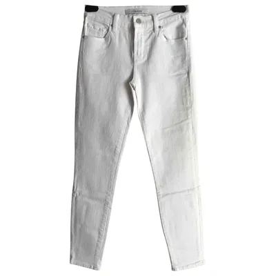 Pre-owned J Brand White Cotton Jeans