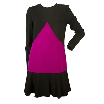 Pre-owned Emilio Pucci Wool Mini Dress In Multicolour