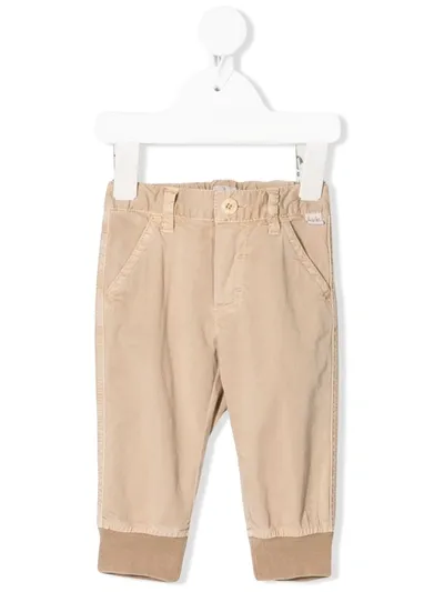 Il Gufo Babies' Front Button Trousers In Neutrals