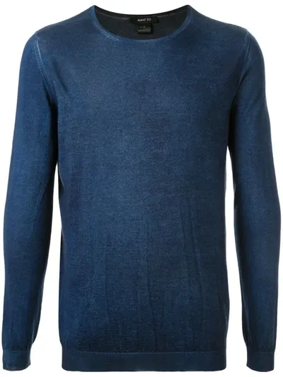 Avant Toi Round Neck Jumper In Blue