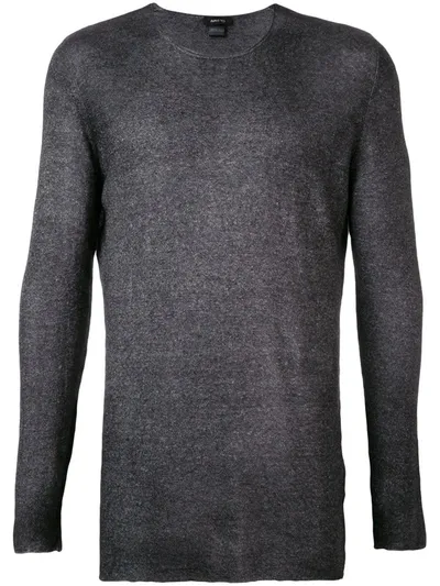 Avant Toi Round Neck Jumper In Black