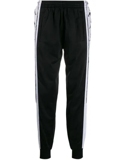 Kappa Omini-logo Band Track Pants In Black