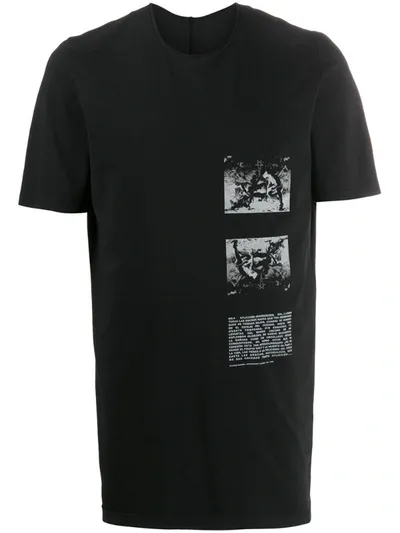 Rick Owens Drkshdw Photographic Print Mid-length T-shirt In Black