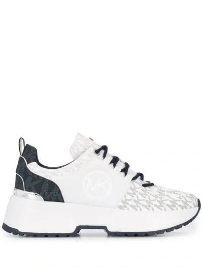 Michael Michael Kors Logo Trainers In White