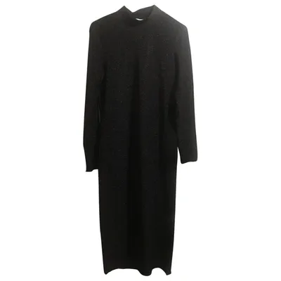 Pre-owned Samsoe & Samsoe Maxi Dress In Black