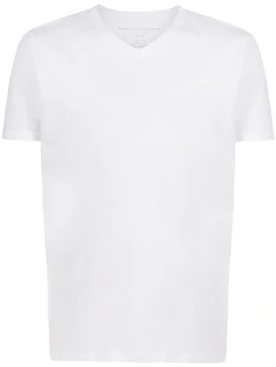 Majestic V-neck T-shirt In White