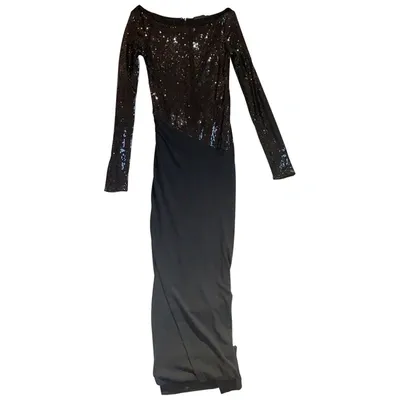 Pre-owned Donna Karan Maxi Dress In Black