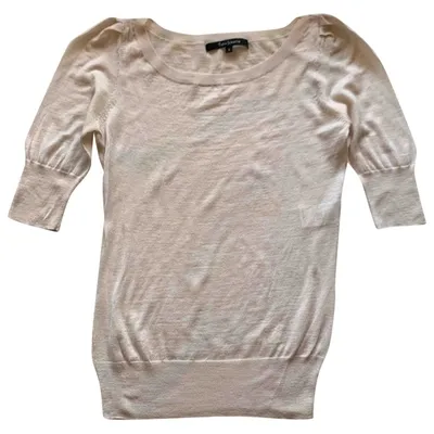 Pre-owned Tara Jarmon Wool T-shirt In Pink