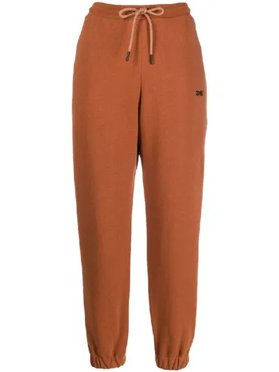 Victoria Beckham X  Track Pants In Brown