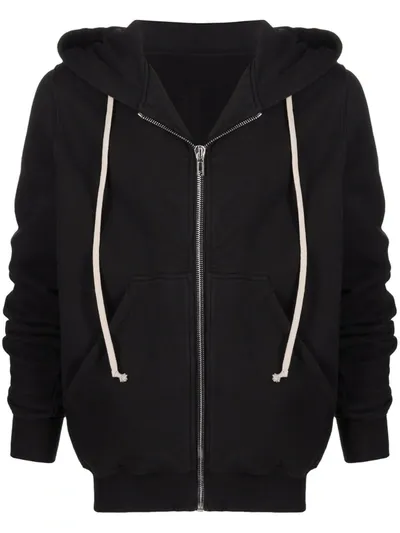 Rick Owens Drkshdw Black Jason S Zip-up Hoodie