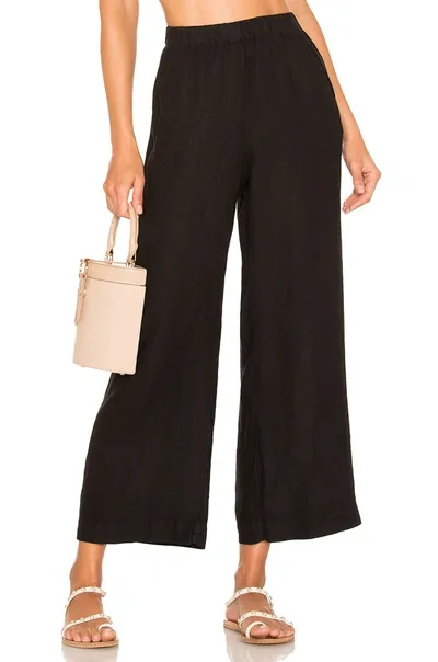 Velvet By Graham & Spencer Livi Wide Leg Pant In Black