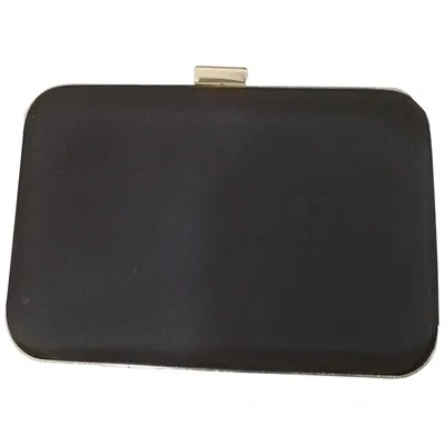 Pre-owned Hugo Boss Clutch Bag In Black