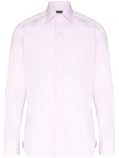 Tom Ford Formal Button-down Shirt In Pink