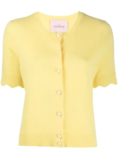 Marc Jacobs Women's The Love Cashmere Cardigan In Yellow