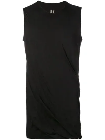 Rick Owens Drkshdw Plain Tank Top In Black