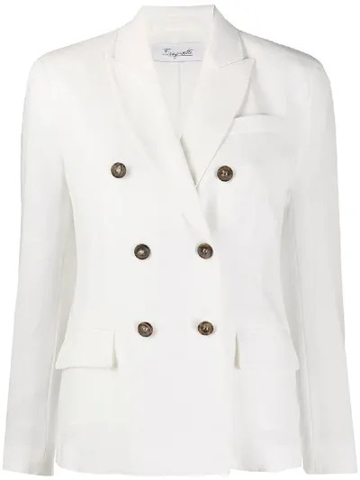 Brag-wette Blazer In White Tech/synthetic