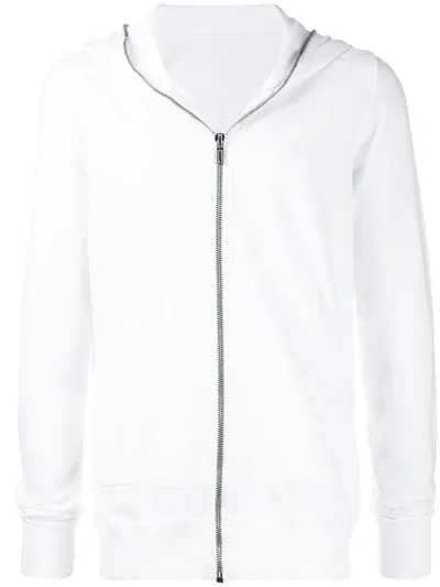 Rick Owens Drkshdw Graphic Print Hoodie In White