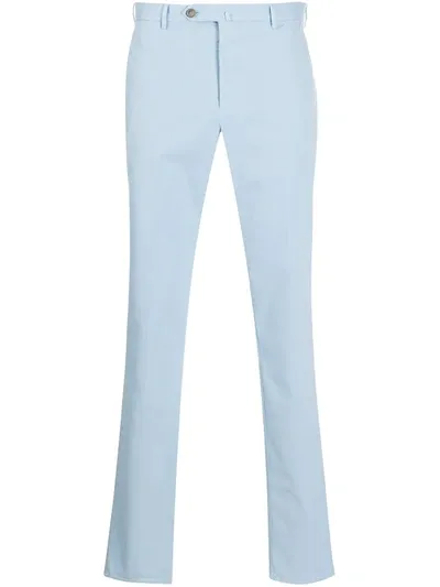 Pt01 Straight-leg Tailored Trousers In Blue