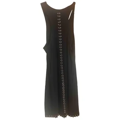 Pre-owned Mcq By Alexander Mcqueen Mid-length Dress In Black