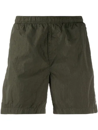 C.p. Company Plain Swim Shorts In Green