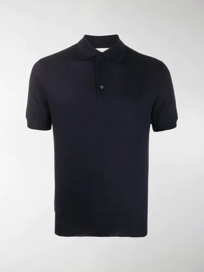 Brett Johnson Short Sleeved Polo Shirt In Blue