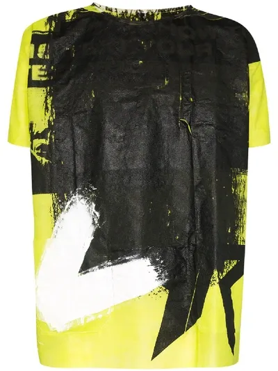 Raf Simons Graphic-print T-shirt In Black