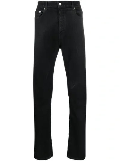 Rick Owens Drkshdw Slim Fit Trousers In Black