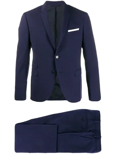 Neil Barrett Two-piece Formal Suit In Blue