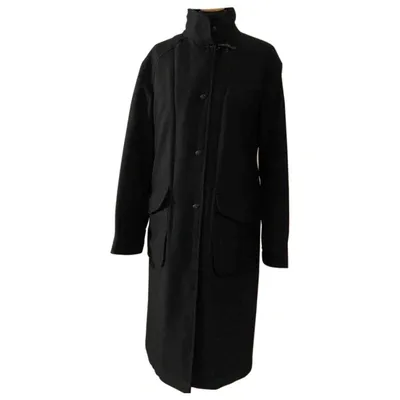 Pre-owned Fay Coat In Black