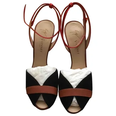 Pre-owned Vionnet Leather Sandals In Multicolour