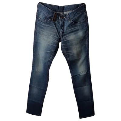 Pre-owned Prps Straight Pants In Blue