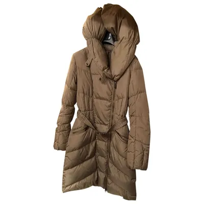 Pre-owned Add Coat In Ecru