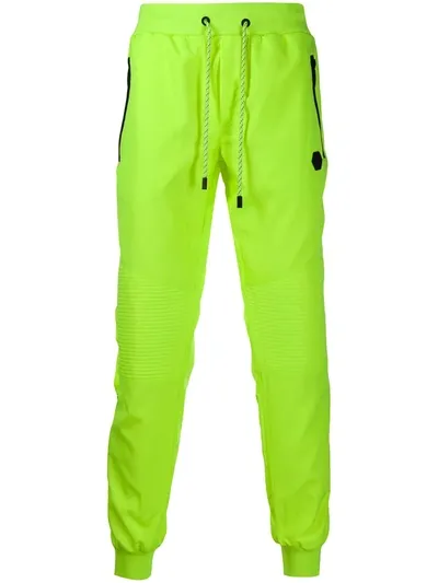 Philipp Plein Hexagon Jogging Trousers In Yellow