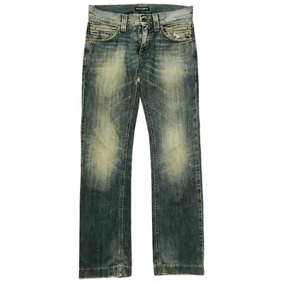 Pre-owned Dolce & Gabbana Slim Jean In Blue