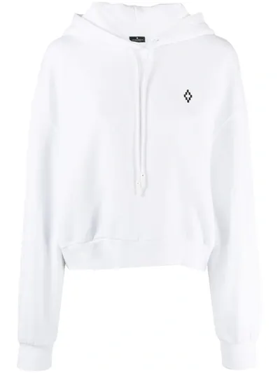 Marcelo Burlon County Of Milan Boxy Hoodie In White