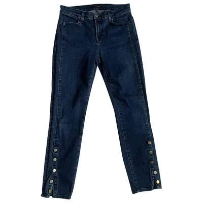 Pre-owned J Brand Short Jeans In Blue