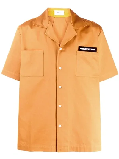 Rhude Logo Patch Shirt In Neutrals