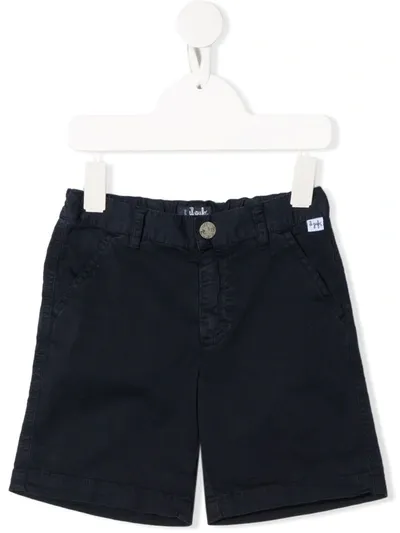 Il Gufo Kids' Fitted Denim Shorts In Blue