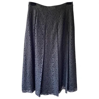 Pre-owned Philosophy Di Lorenzo Serafini Mid-length Skirt In Black