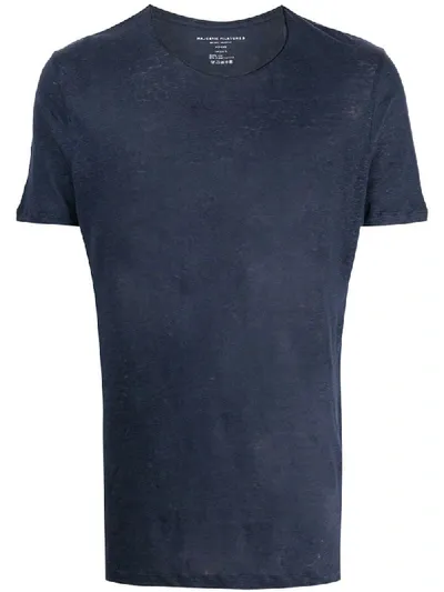 Majestic Plain T-shirt In Blue