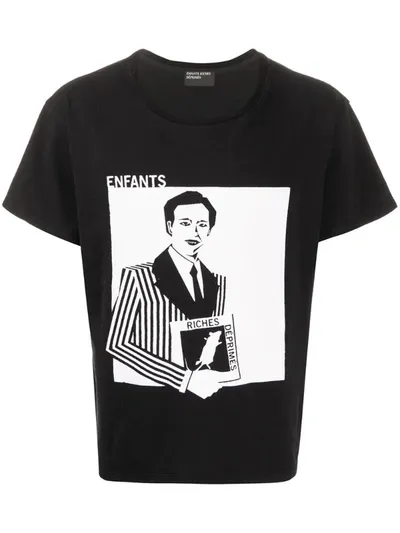 Enfants Riches Deprimes Black And White Die Graphic T-shirt