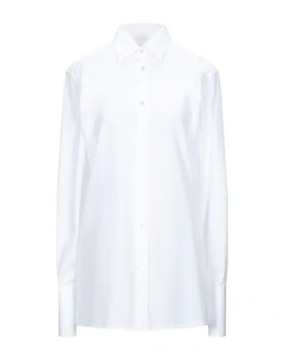 Maison Margiela Silk Shirt In White