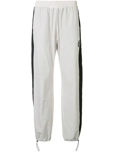 Mcq By Alexander Mcqueen Mcq Alexander Mcqueen Logo Track Bottoms White In Grey