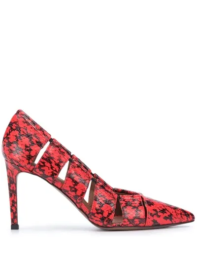 L'autre Chose Pumps In Red Leather