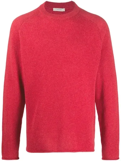 The Row Ulmer Oversized Jumper In Red