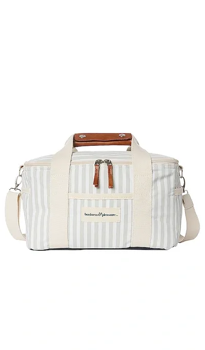 Business & Pleasure Premium Cooler In Laurens Sage Stripe